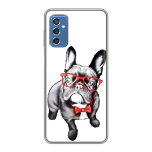 Бампер для Samsung Galaxy M52 5G (M526) з картинкою "Песики" (В окулярах)
