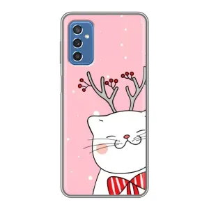 Чохол на тематику: Коти для Samsung Galaxy M52 5G (M526) (Зимовий кіт)