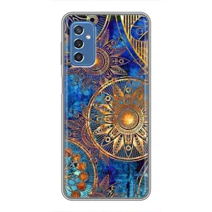 Чехлы со смыслом для Samsung Galaxy M52 5G (M526) (Золотые узоры)