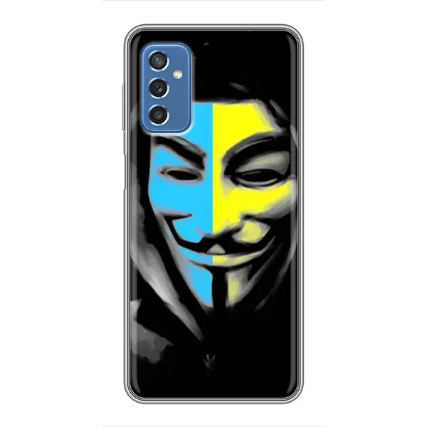 Чехол с рисунком «Анонимус патриот» для Samsung Galaxy M52