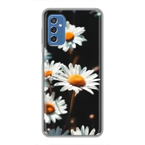 Чехол с ромашками на Samsung Galaxy M52 (Белые ромашки)