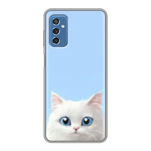 Чохол на тематику: Коти для Samsung Galaxy M52 (Білий кіт)