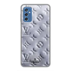 Текстурний Чохол Louis Vuitton для Самсунг Галаксі М52 (Білий ЛВ)