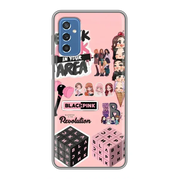 Чехол с рисунком «BLACK PINK коллаж» для Samsung Galaxy M52 Чехол с рисунком «BLACK PINK коллаж» для Samsung Galaxy M52