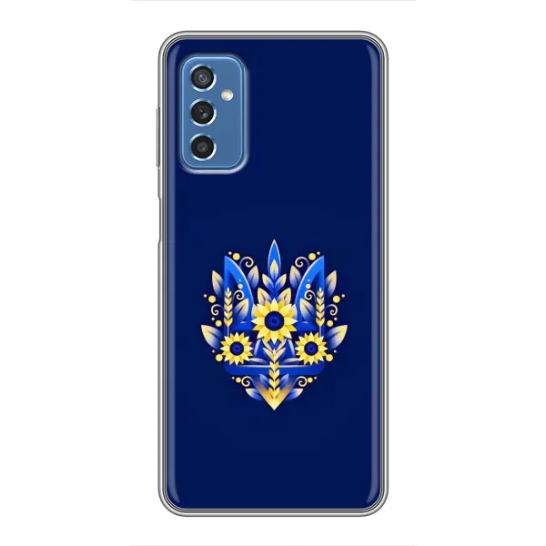 Чехол с рисунком «Цветущий Герб» для Samsung Galaxy M52