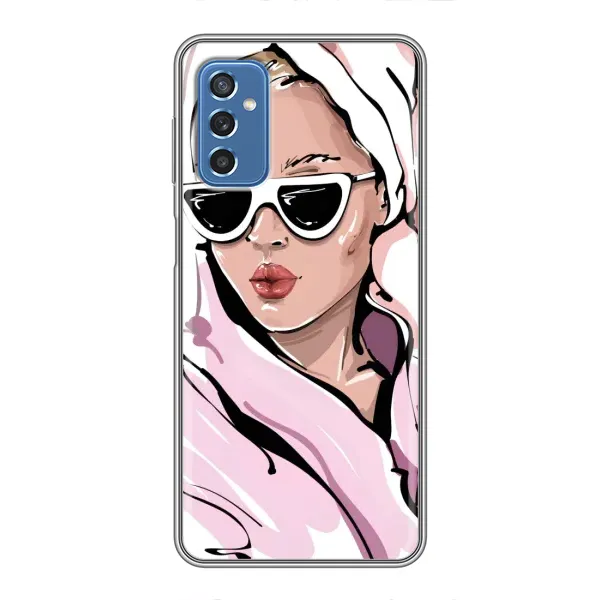 Чехол с рисунком «Девушка в халате» для Samsung Galaxy M52 Чехол с рисунком «Девушка в халате» для Samsung Galaxy M52