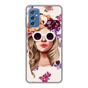 Чехол с картинкой Модные Девчонки Samsung Galaxy M52 (Девушка в очках)