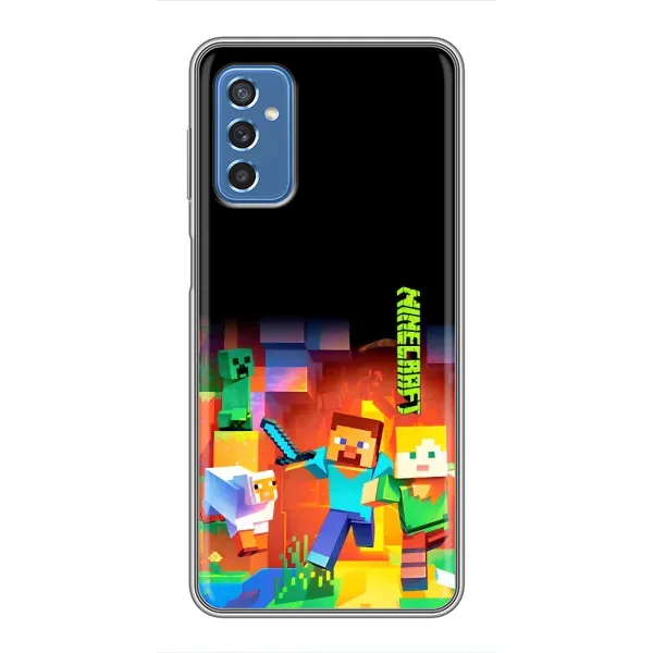 Чехол с рисунком «Герой Майнкрафт» для Samsung Galaxy M52 Чехол с рисунком «Герой Майнкрафт» для Samsung Galaxy M52