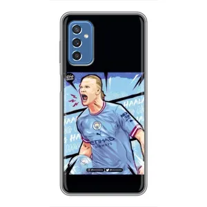 Чехлы с принтом для Samsung Galaxy M52 Футболист (гол Эрлинг Холланд)