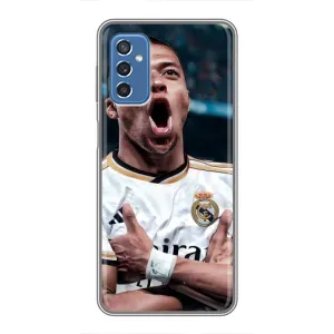 Чехол (TPU) с Футболистом на Samsung Galaxy M52 (Гол Мбаппе)