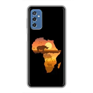 Летний Чехол на Samsung Galaxy M52 (Карта)
