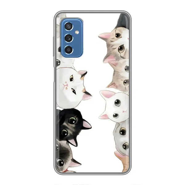 Чехол с рисунком «Коты» для Samsung Galaxy M52