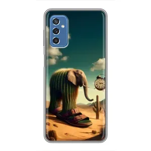 Чехол с мемами тралалело тралала для Samsung Galaxy M52 (Лирили ларила)