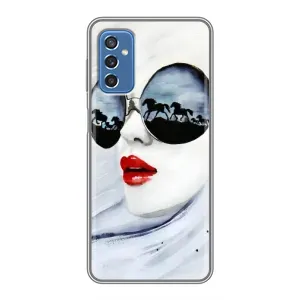 Чехол с картинкой Модные Девчонки Samsung Galaxy M52 (Любительница коней)