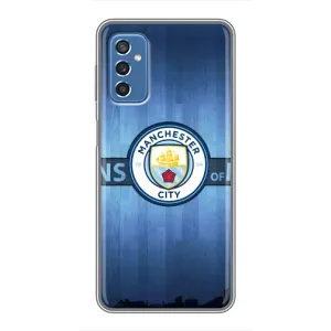 Силиконовые Чехлы принт Футбол на Samsung Galaxy M52 (ManCity)