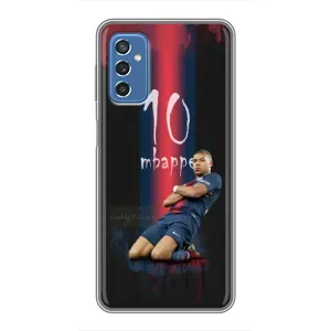Чехол (TPU) с Футболистом на Samsung Galaxy M52 (MBAPPE 10)