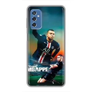 Чехол (TPU) с Футболистом на Samsung Galaxy M52 (MBAPPE)