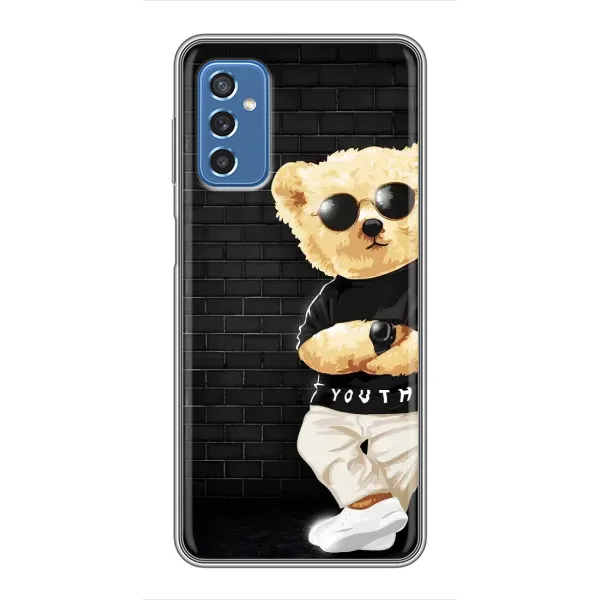 Чехол с рисунком «Мишка в очках» для Samsung Galaxy M52 Чехол с рисунком «Мишка в очках» для Samsung Galaxy M52