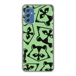 Силіконовий Чохол з Энотами на Samsung Galaxy M52 (Мордочки Єнота)