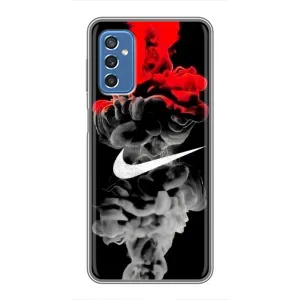 Силіконовый Чохол на Samsung Galaxy M52 з картинкою НАЙК (Nike дим)