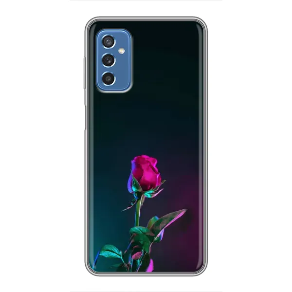 Чехол с рисунком «Ночная роза» для Samsung Galaxy M52 Чехол с рисунком «Ночная роза» для Samsung Galaxy M52
