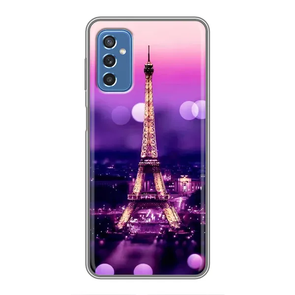 Чехол с рисунком «Париж башня» для Samsung Galaxy M52 Чехол с рисунком «Париж башня» для Samsung Galaxy M52