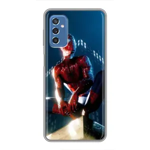 Чохол Супергерой Людина Павук на Samsung Galaxy M52 (Павук на домі)