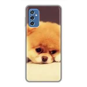 Чохол (ТПУ) Милі песики для Samsung Galaxy M52 (Померанский шпіц)