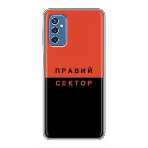 Чехлы УПА (Красно-Чёрный) на Samsung Galaxy M52 (Правый Серктор)