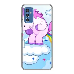 Чехол Unicorn на Samsung Galaxy M52 (Радуга единорожка)