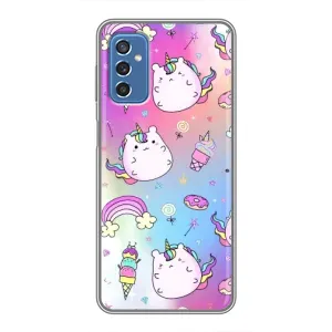 Чехол Unicorn на Samsung Galaxy M52 (Радуга и Единорог)