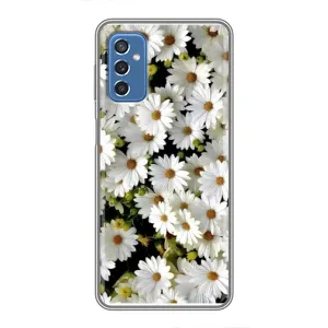 Чехол с ромашками на Samsung Galaxy M52 (Рамка в ромашках)