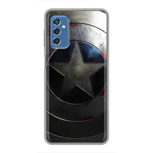 Чохол с Щітом Капітана Америки на Samsung Galaxy M52 (Ретро Щит Капітана)