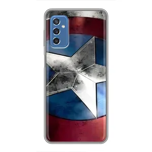 Чохол с Щітом Капітана Америки на Samsung Galaxy M52 (Щит Капітана Америки)