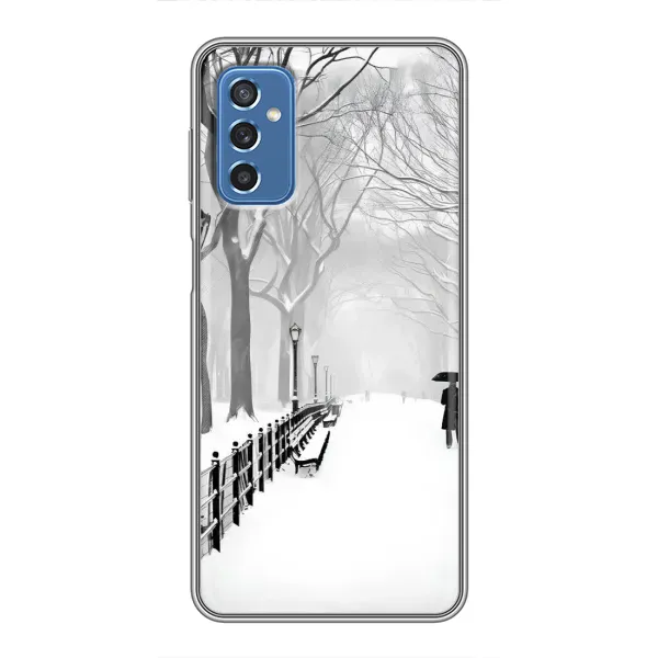Чехол с рисунком «Снегом замело» для Samsung Galaxy M52 Чехол с рисунком «Снегом замело» для Samsung Galaxy M52