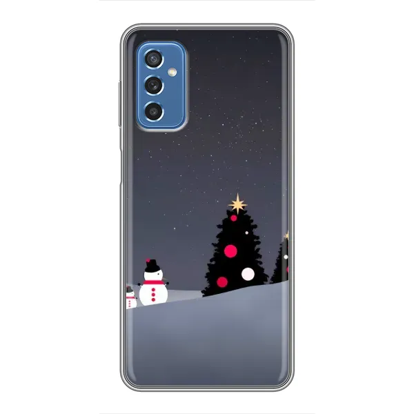 Чехол с рисунком «Снеговички» для Samsung Galaxy M52 Чехол с рисунком «Снеговички» для Samsung Galaxy M52