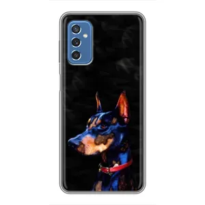 Бампер для Samsung Galaxy M52 з картинкою "Песики" (Собака Мопсік)
