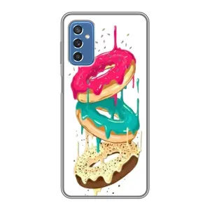 Чехол с изображением вкусной еды для Samsung Galaxy M52 (Сочные пончики)