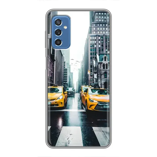 Чехол с рисунком «Такси» для Samsung Galaxy M52 Чехол с рисунком «Такси» для Samsung Galaxy M52