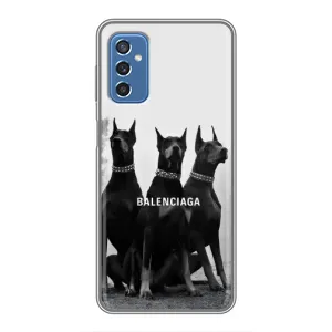 Чохол ДОБЕРМАН для Samsung Galaxy M52 (Три добермана)