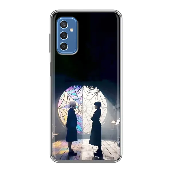 Чехол с рисунком «Уэнсдей и Энди» для Samsung Galaxy M52 Чехол с рисунком «Уэнсдей и Энди» для Samsung Galaxy M52