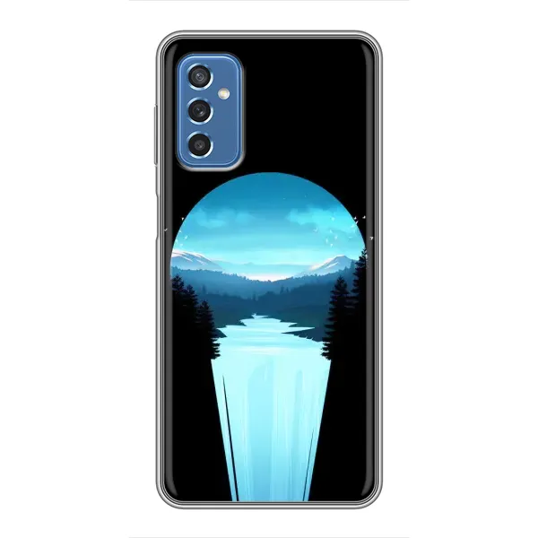 Чехол с рисунком «Синий Водопад» для Samsung Galaxy M52 Чехол с рисунком «Синий Водопад» для Samsung Galaxy M52