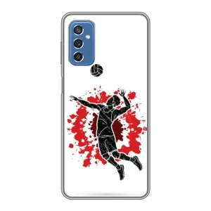 Чехлы с принтом Спортивная тематика для Samsung Galaxy M52 (Волейболист)