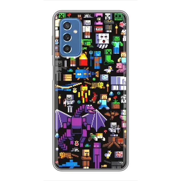 Чехол с рисунком «Все персонажи» для Samsung Galaxy M52