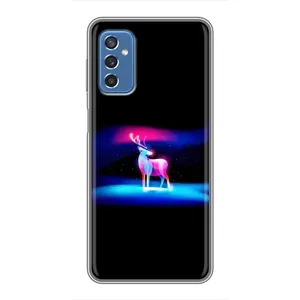 Силіконовий бампер з картинкою звірів для Samsung Galaxy M52 (Яскравий олень)