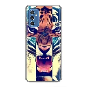 Чохли з зображенням різних тварин на Samsung Galaxy M52 (Яскравий Тигр)
