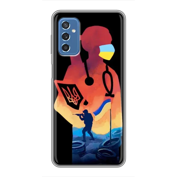 Чехол с рисунком «ЗСУ Врач» для Samsung Galaxy M52 Чехол с рисунком «ЗСУ Врач» для Samsung Galaxy M52