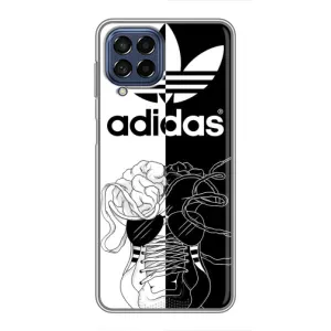Чехол в стиле "Адидас" для Самсунг Галакси М53 (5G) (Adidas шнурки)