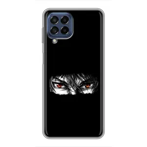 Силиконовые чехлы с глазами Anime для Самсунг Галакси М53 (5G) (Аниме глаза)