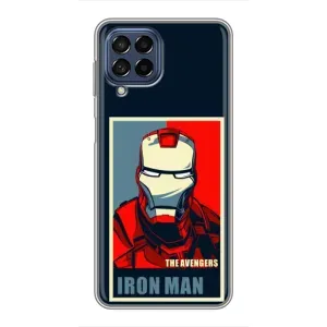 Чехол Супергерой Железный человек на Samsung Galaxy M53 (5G) (M536B) (Art Iron man)
